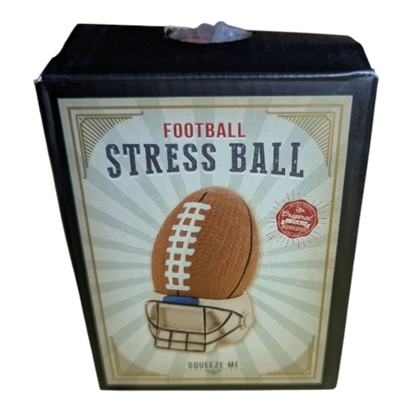 Other - Football Stress Ball With Stand Brown